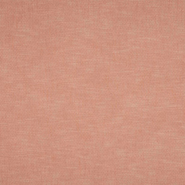 Soft coral pink woven fabric with a fine small-scale check texture