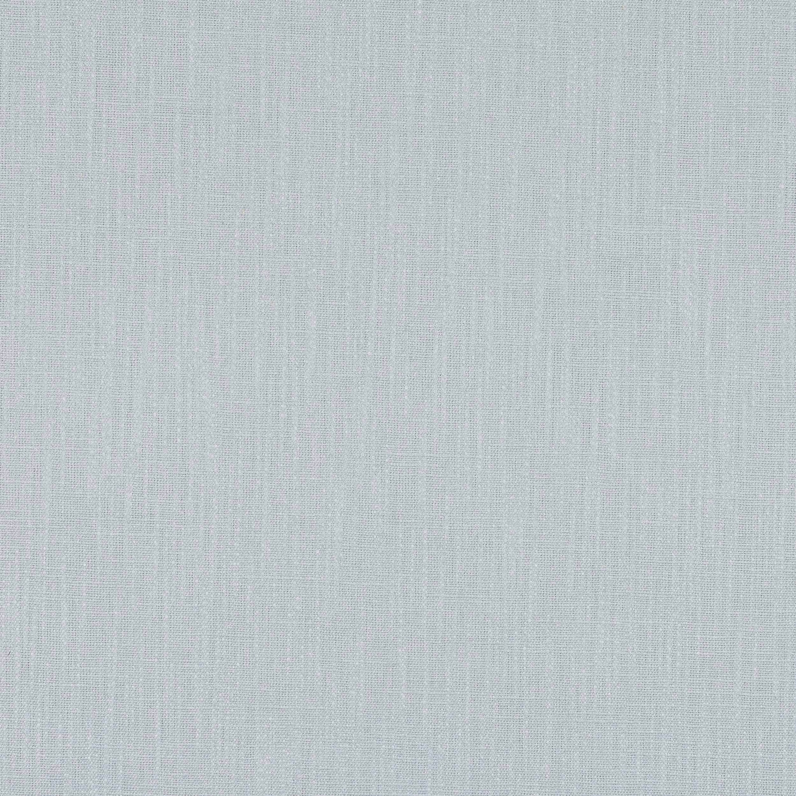 Pale celeste blue plain woven fabric with fine linen texture