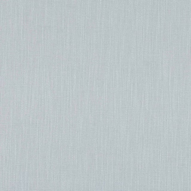 Pale celeste blue plain woven fabric with fine linen texture