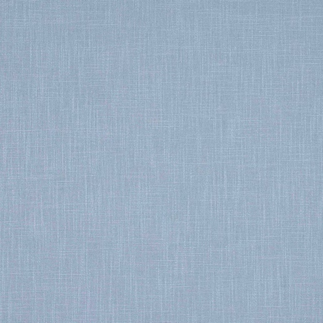Soft icy blue plain woven fabric with fine linen texture