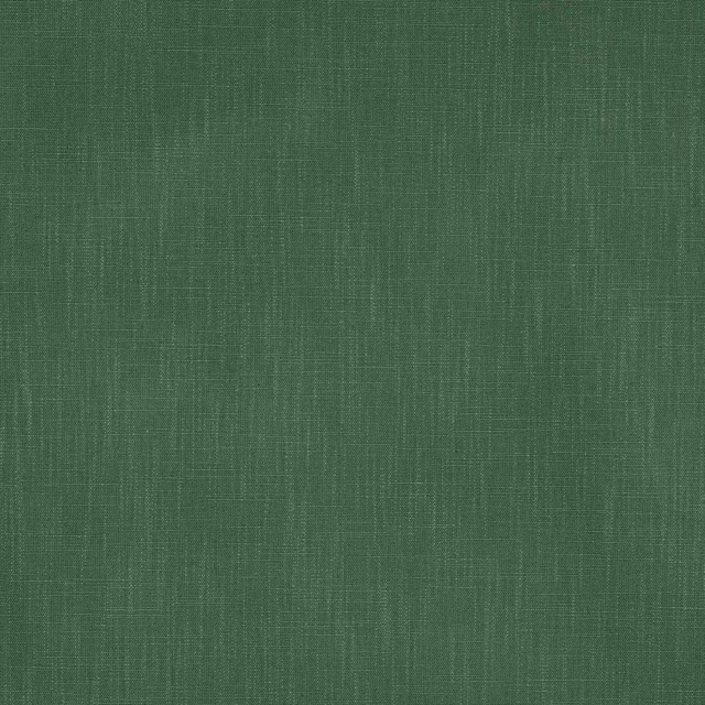 Deep forest green plain-woven fabric with a subtle linen texture