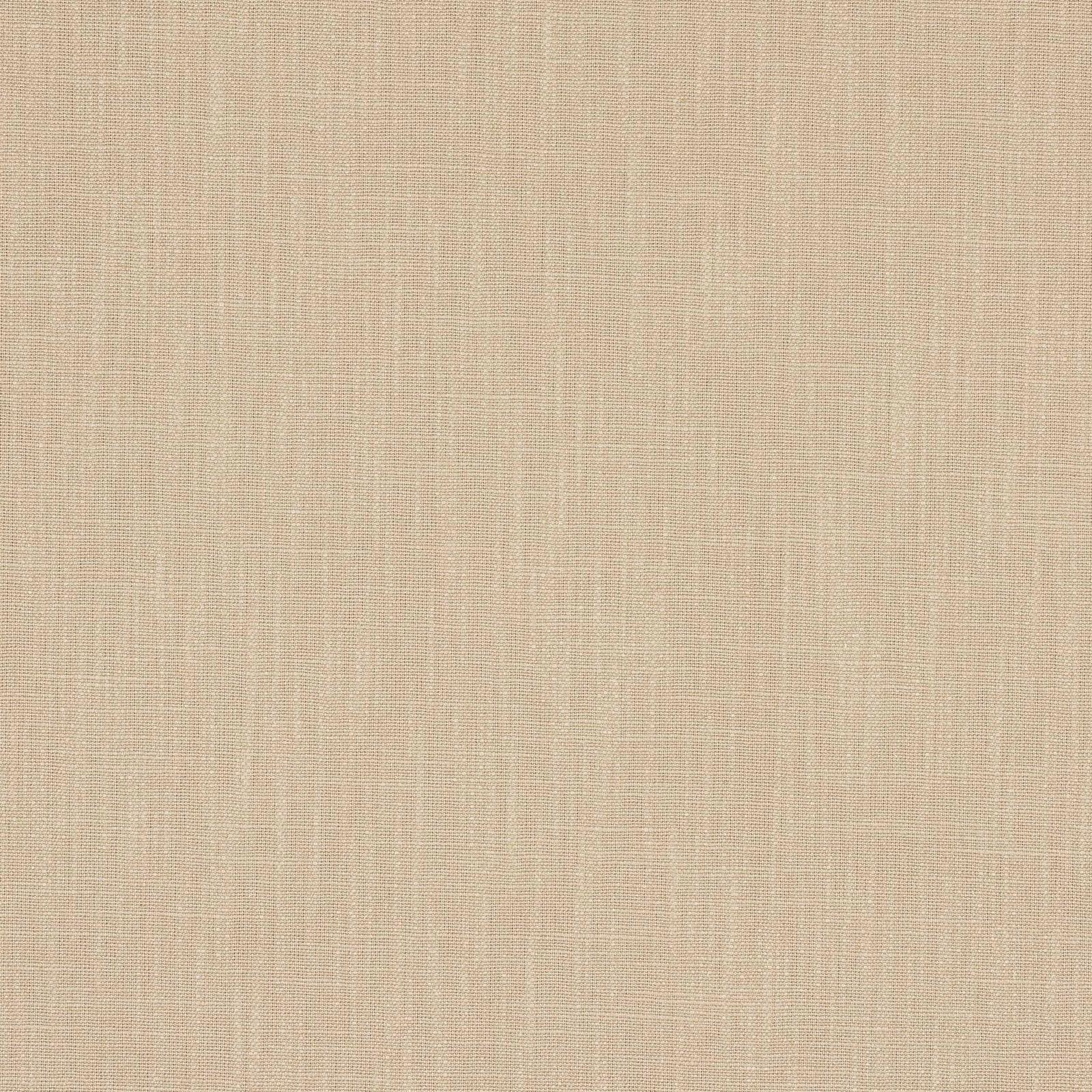 Soft sandy beige plain woven fabric with a fine linen texture