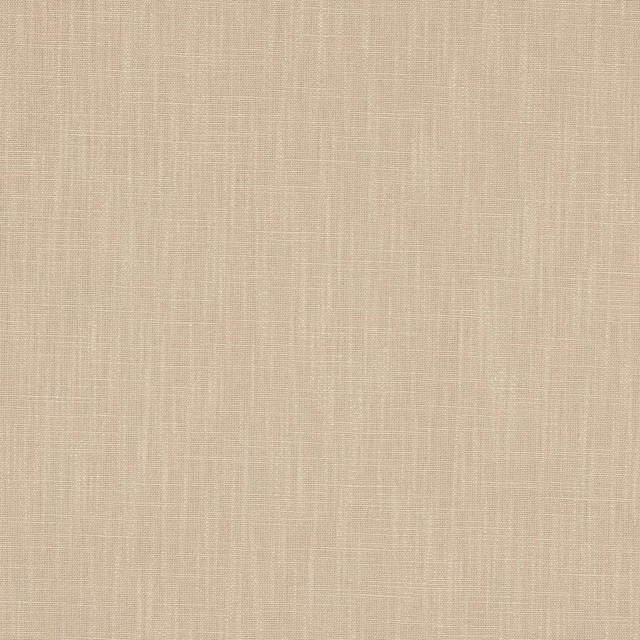 Soft sandy beige plain woven fabric with a fine linen texture
