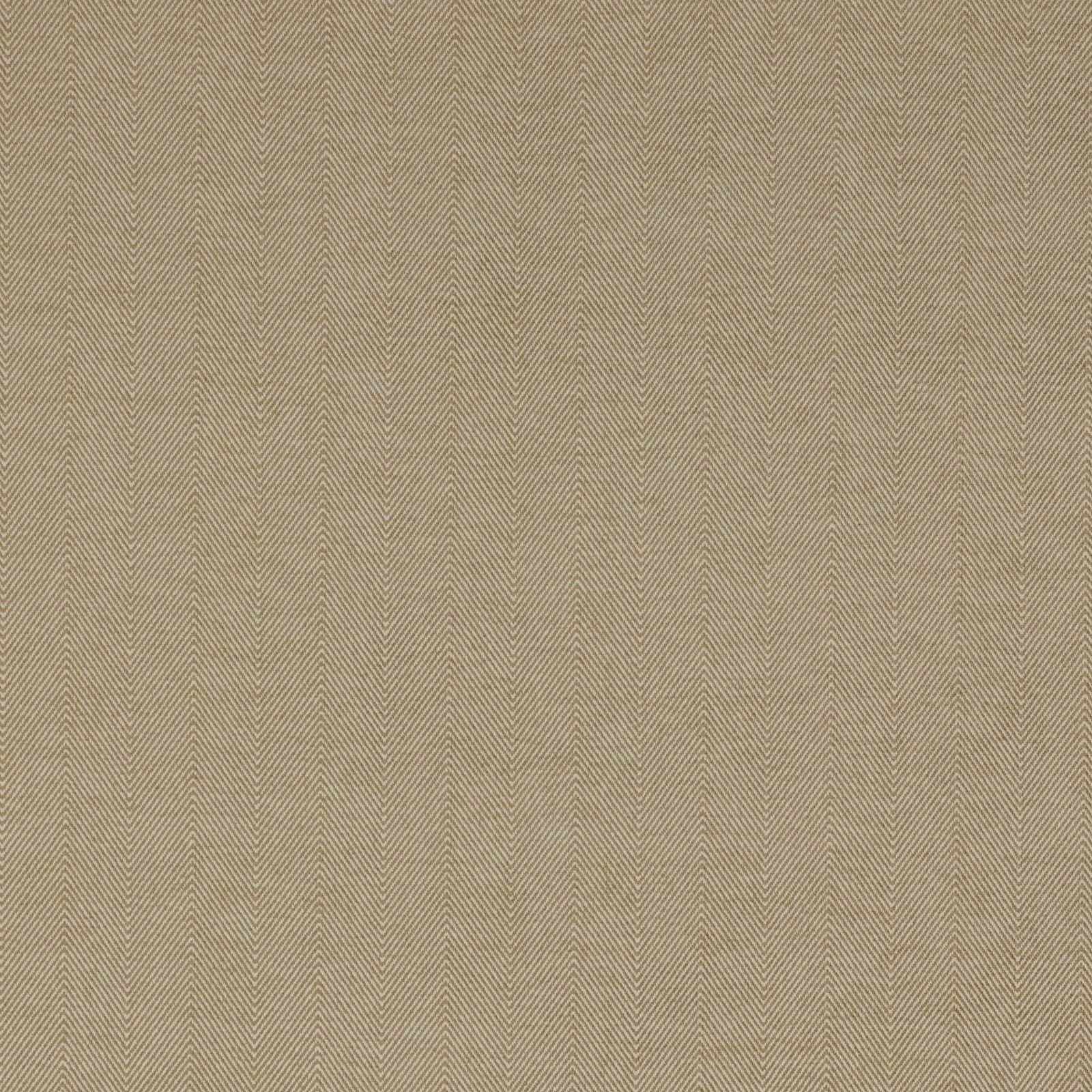 Warm sand beige chevron weave fabric with fine herringbone stripes