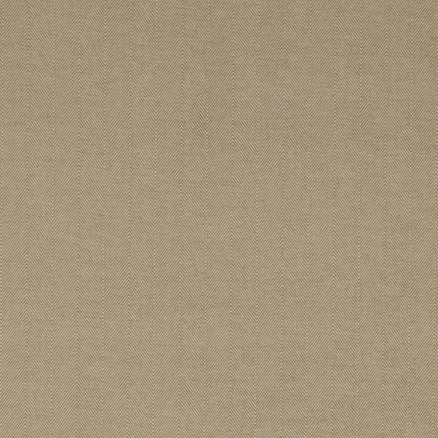 Warm sand beige chevron weave fabric with fine herringbone stripes