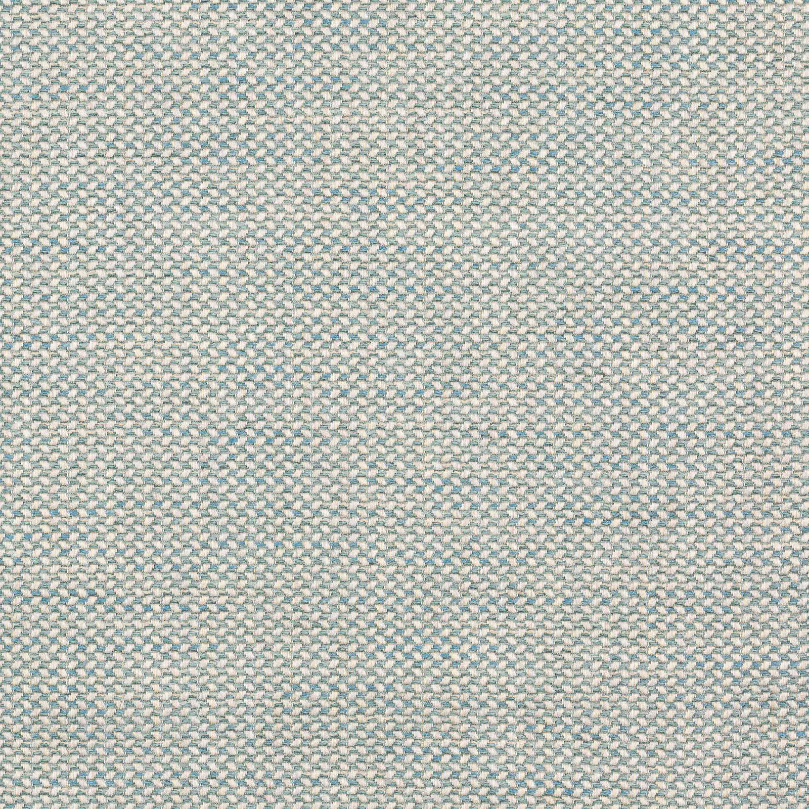 Pale blue and ivory small-scale woven fabric swatch with fine textured pattern