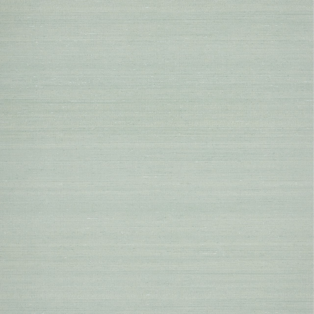 Pale sage green vinyl wallpaper with fine horizontal grain texture