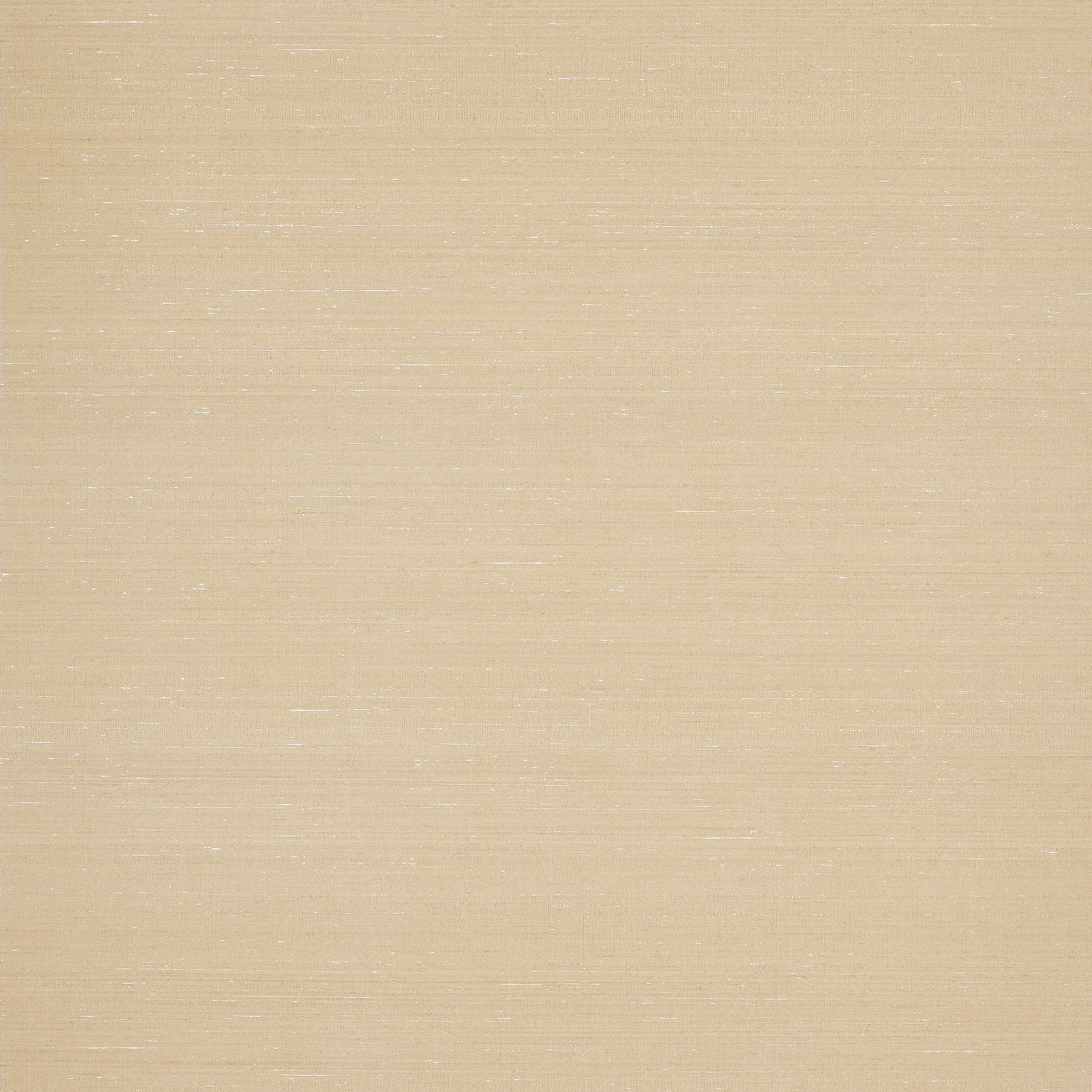 Pale warm gold wallpaper with fine horizontal striations and delicate light-catching flecks