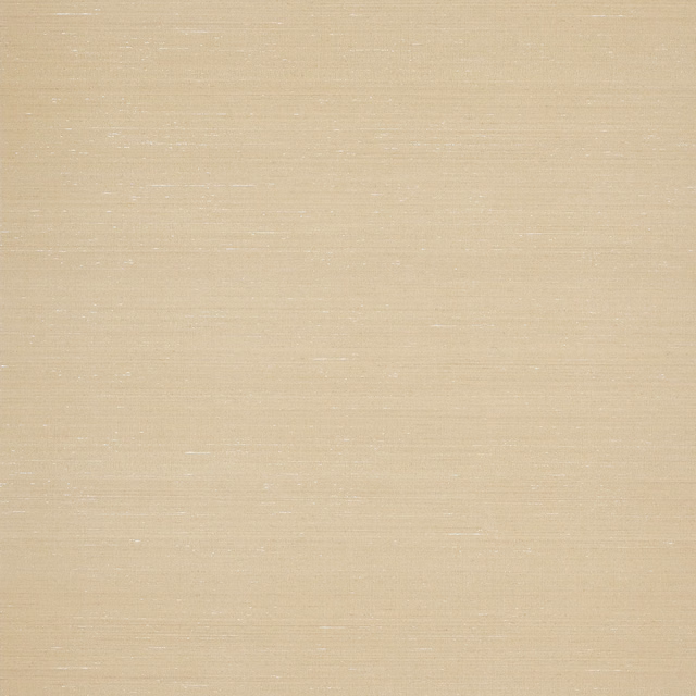 Pale warm gold wallpaper with fine horizontal striations and delicate light-catching flecks
