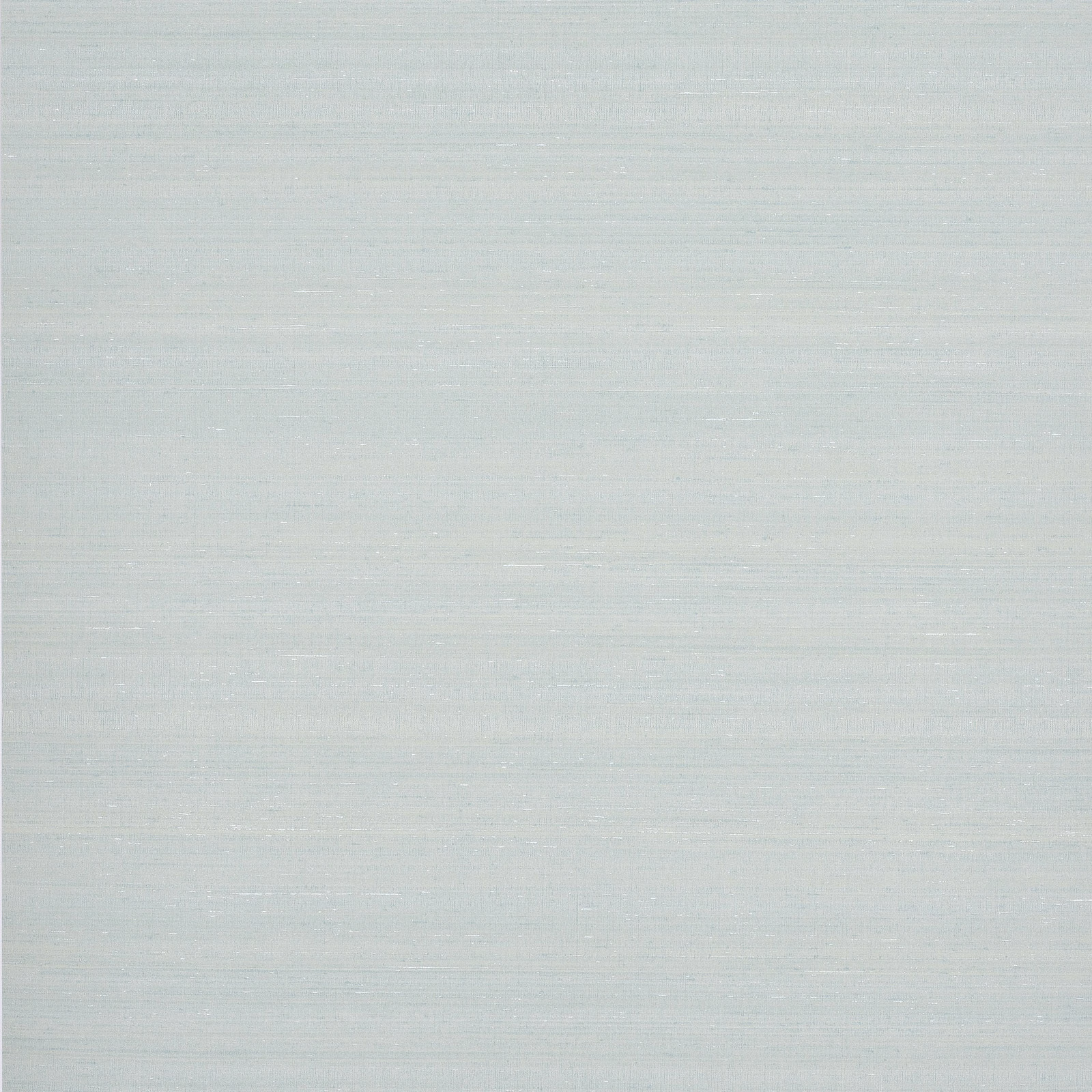 Pale aqua wallpaper with fine horizontal striations and softly varied blue-grey shading