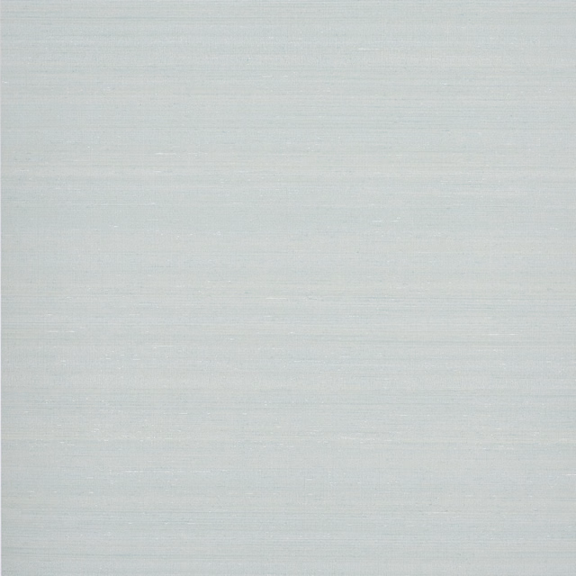 Pale aqua wallpaper with fine horizontal striations and softly varied blue-grey shading