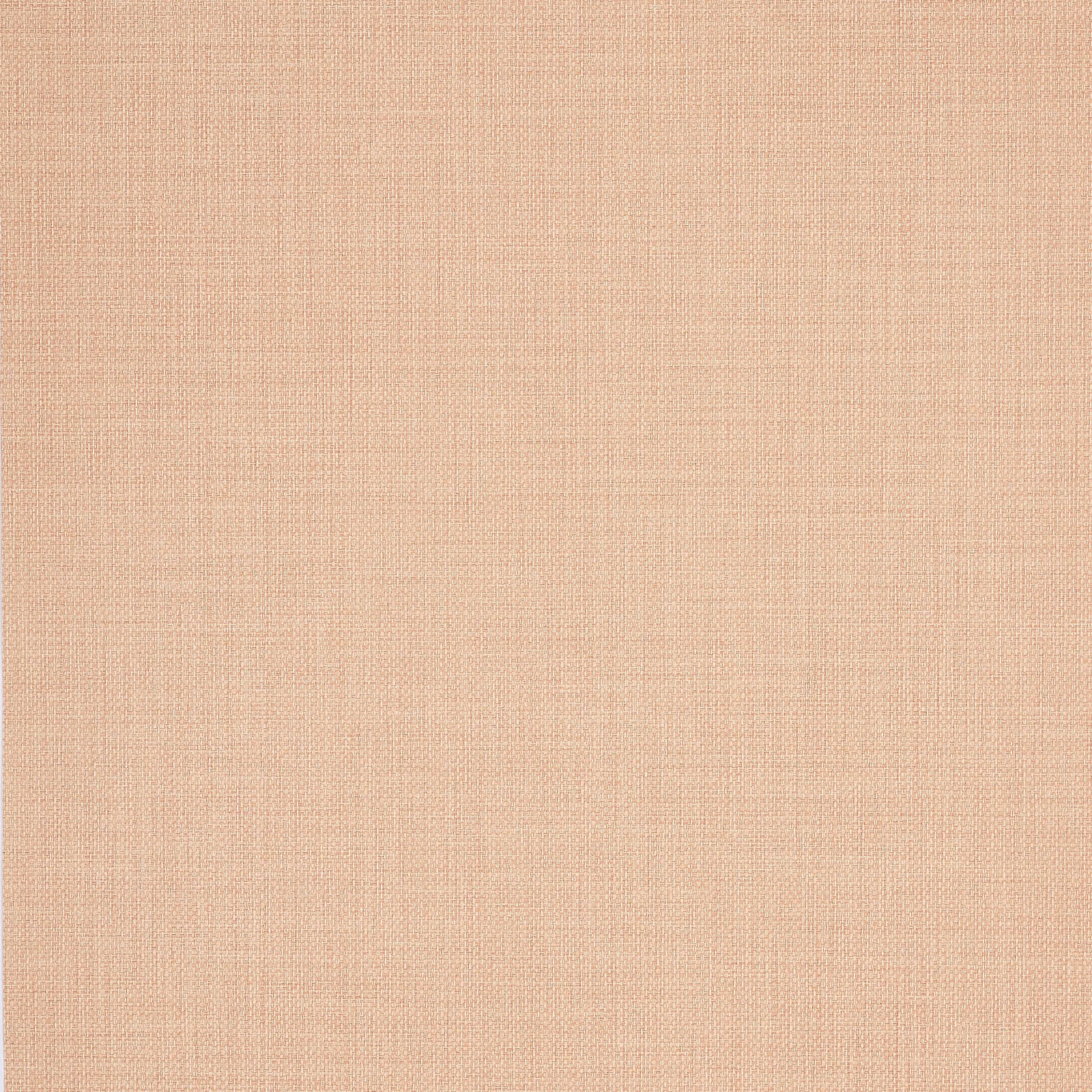 Soft peachy terracotta wallpaper with a subtle linen-look woven grid texture