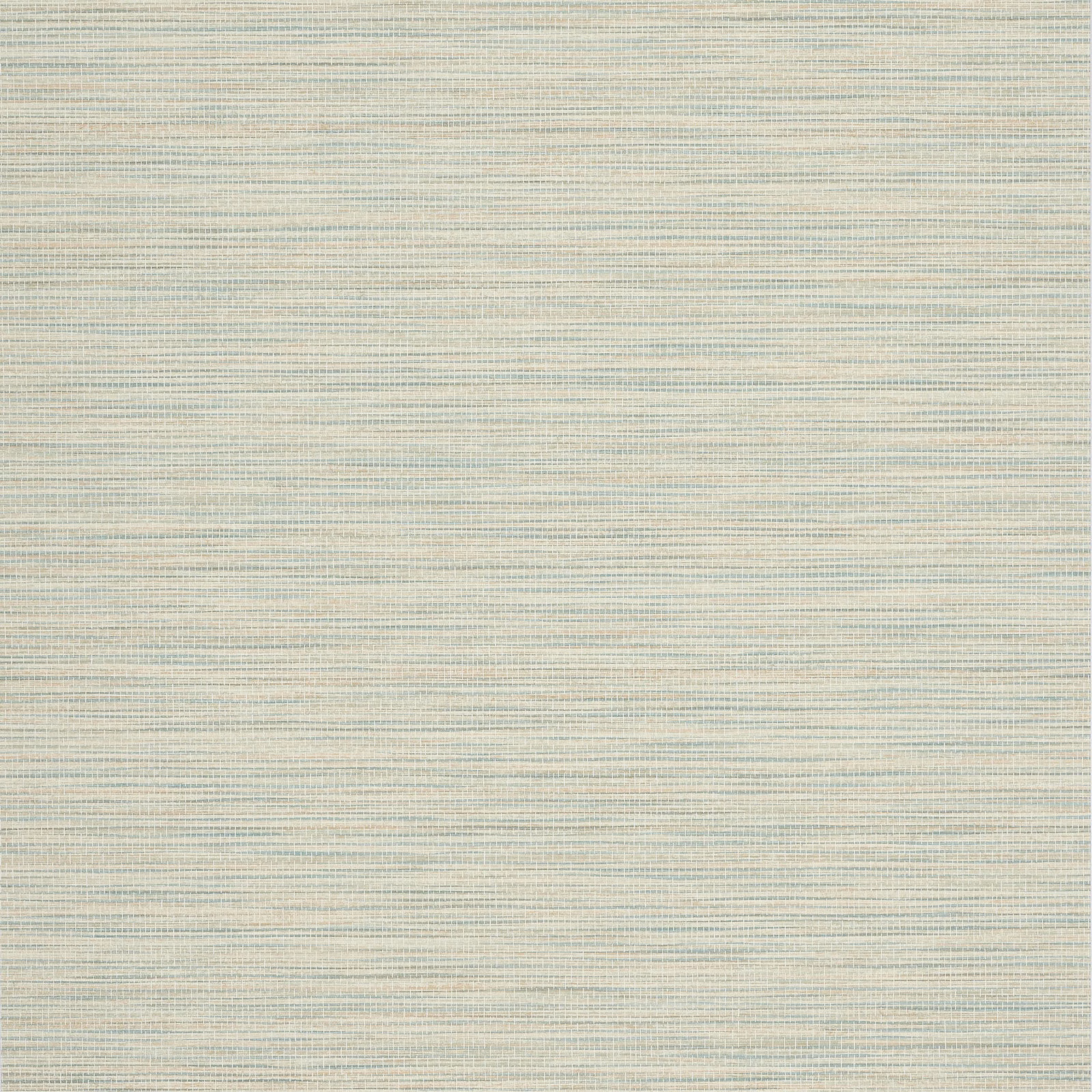 Pale natural wallpaper with fine horizontal blue-grey and muted green striations