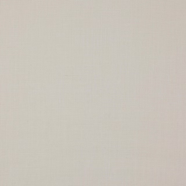 Soft warm white plain linen swatch with fine even weave