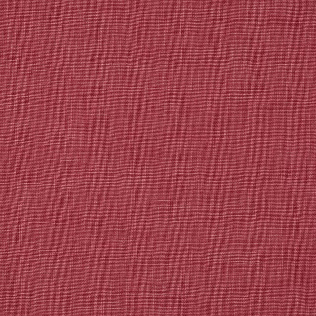 Muted brique red linen swatch with fine natural weave texture