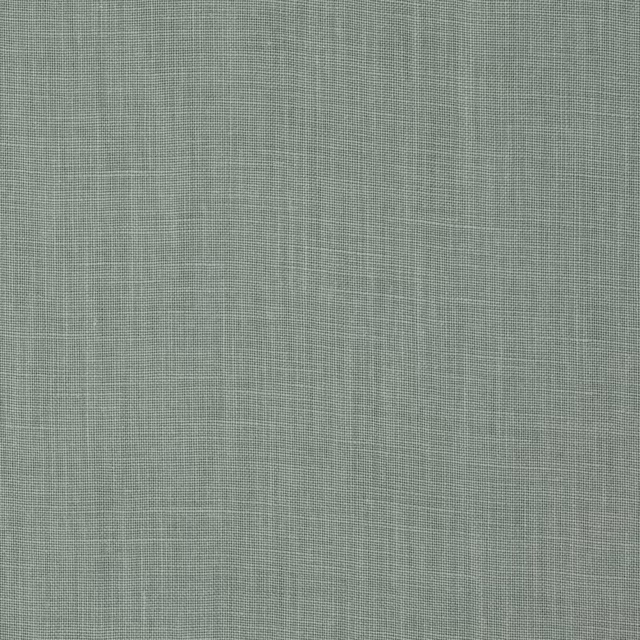 Soft celadon green linen swatch with a fine, dry weave