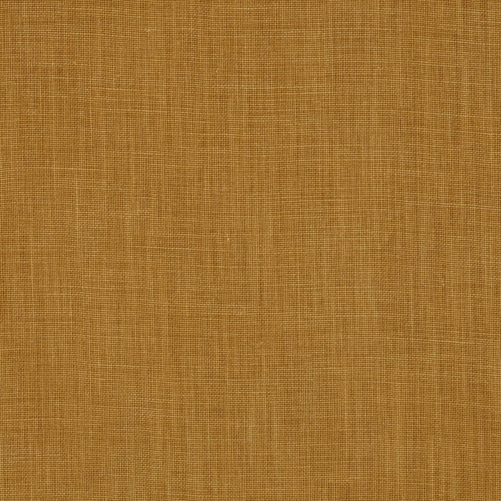 Warm curry-gold plain linen weave with a natural textured finish