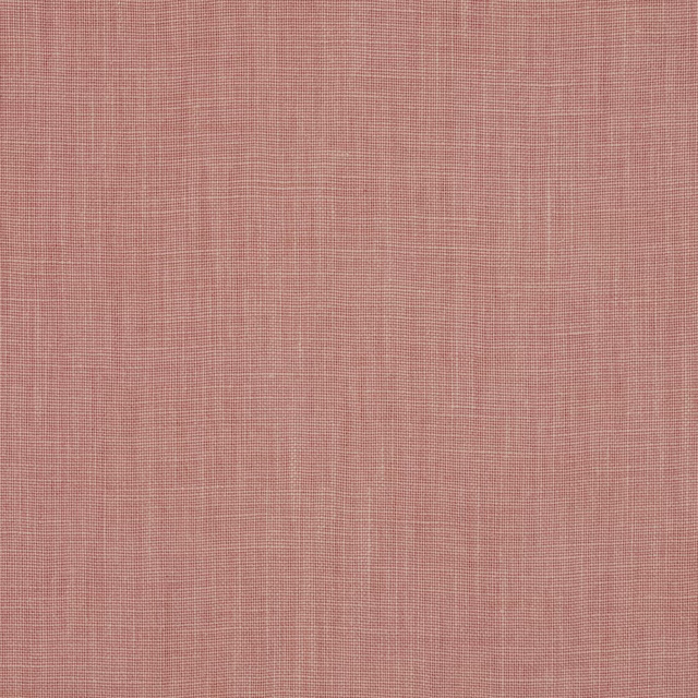 Dusty blush pink linen weave with fine slubs and a soft matte finish