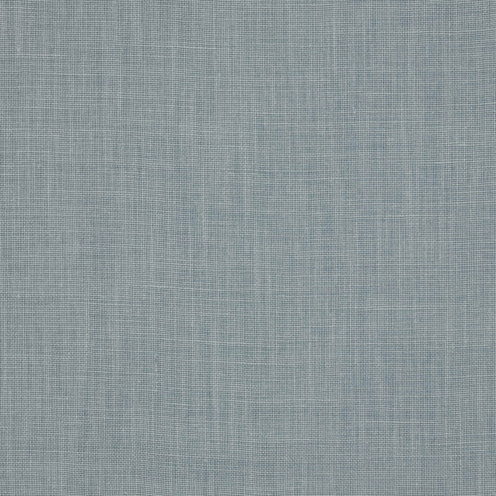 Pale glacier blue linen fabric with fine plain weave texture