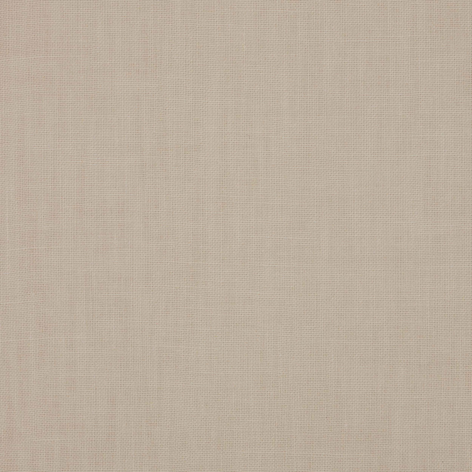 Pale ivory linen fabric swatch with fine plain weave and subtle natural texture