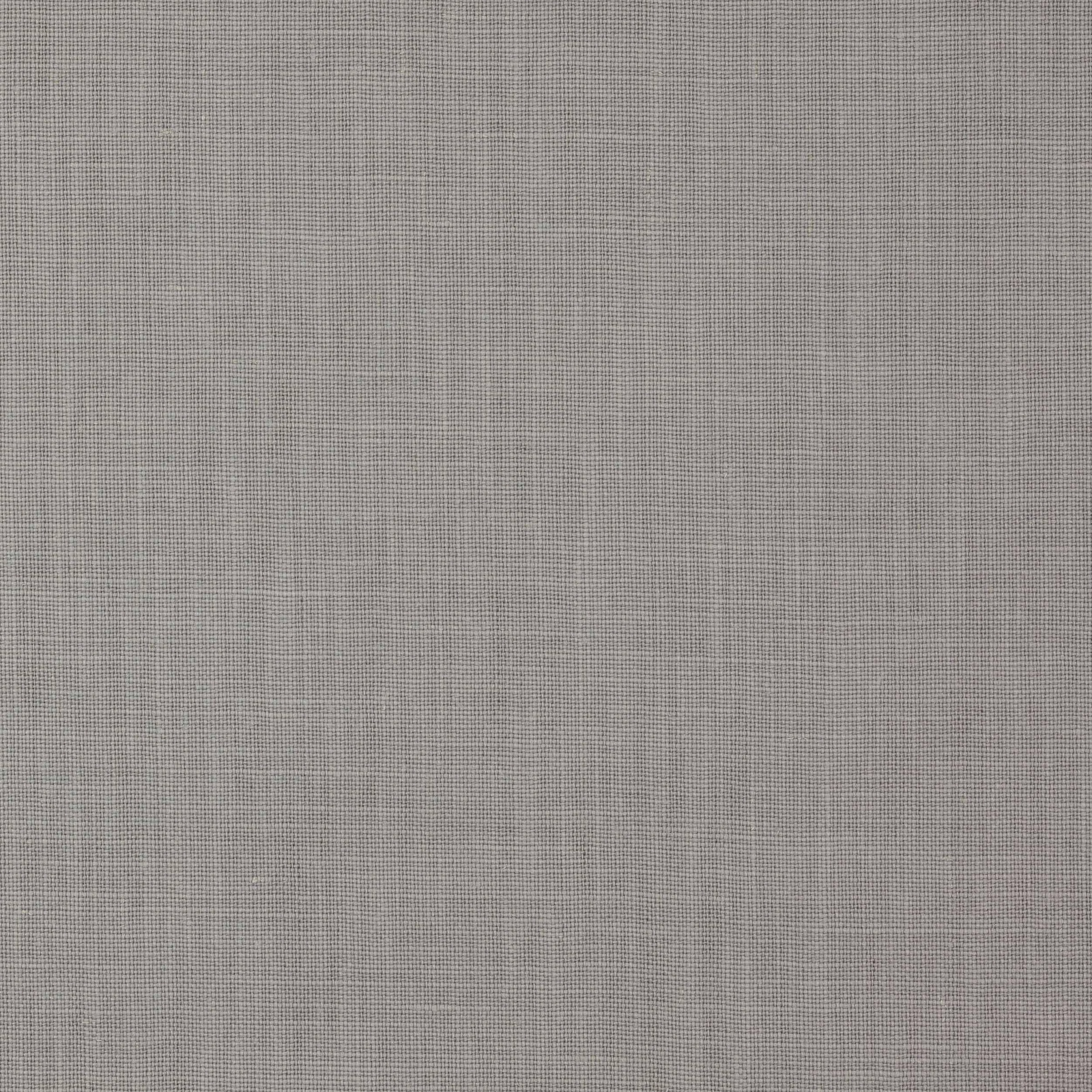 Soft pearl grey linen fabric with a fine plain weave and subtle slub texture