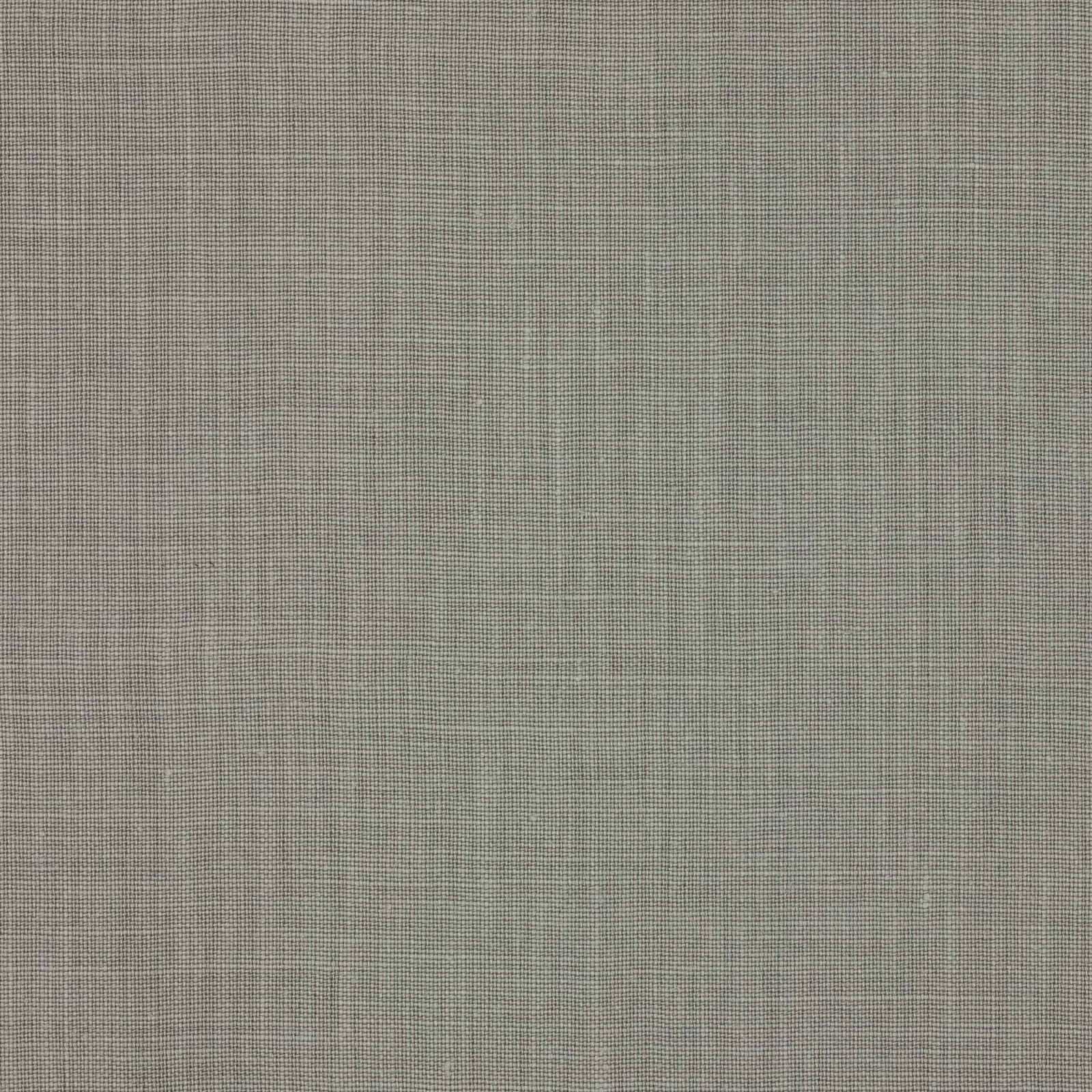 Soft stone taupe linen fabric with a fine plain weave texture