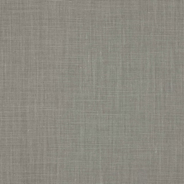 Soft stone taupe linen fabric with a fine plain weave texture