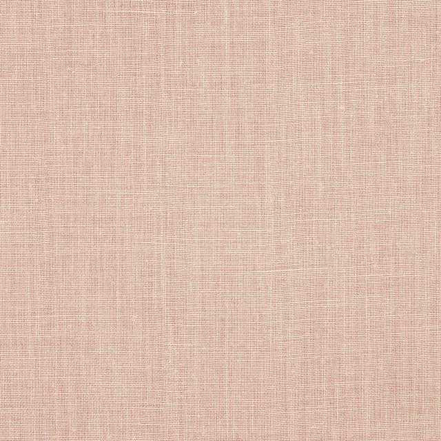 Soft powder pink linen fabric with a fine open weave texture