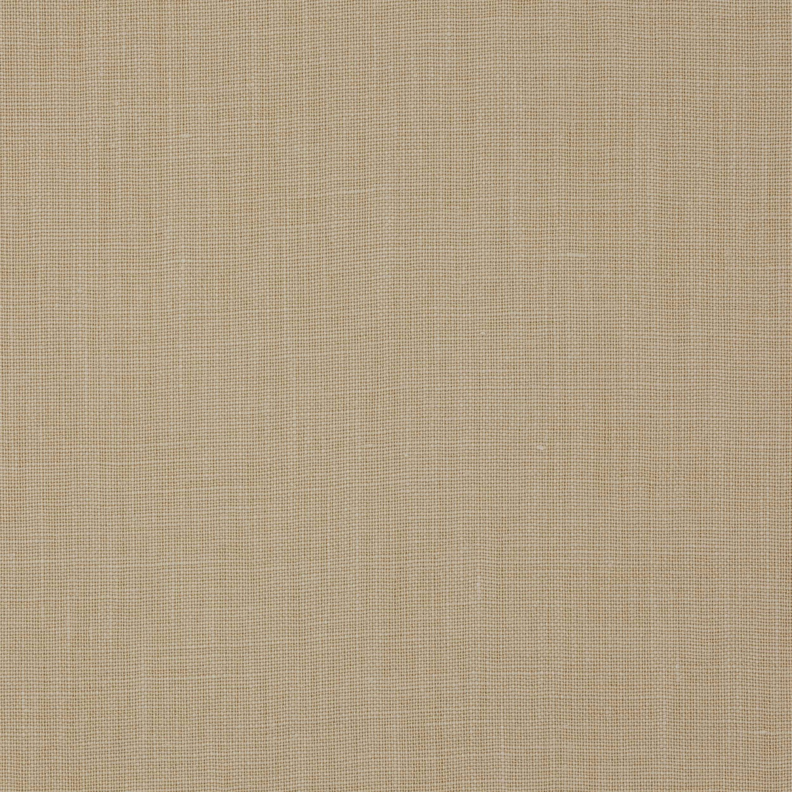 Warm sable beige linen swatch with a fine, even plain weave