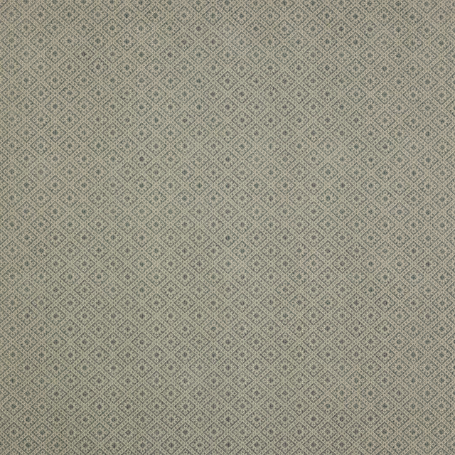 Small diamond geometric fabric in muted old blue-green tones
