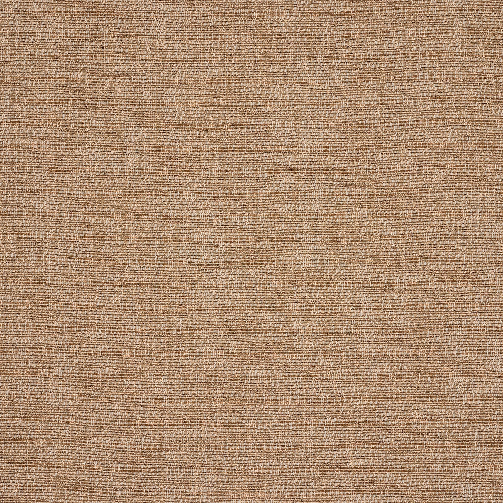 Close-up of warm honey beige woven fabric with fine horizontal texture