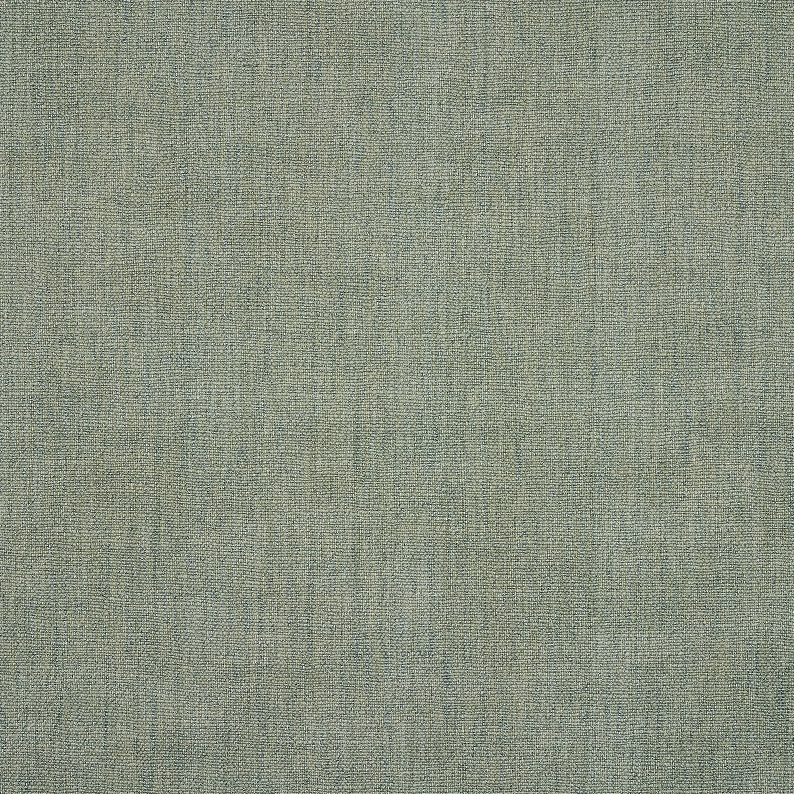 Soft jade green woven fabric swatch with fine natural texture