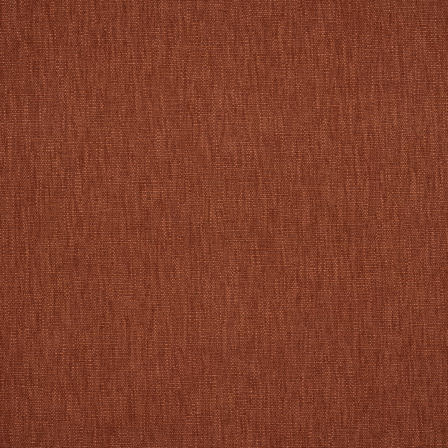 Close-up of a warm rosewood terracotta plain weave fabric with fine texture