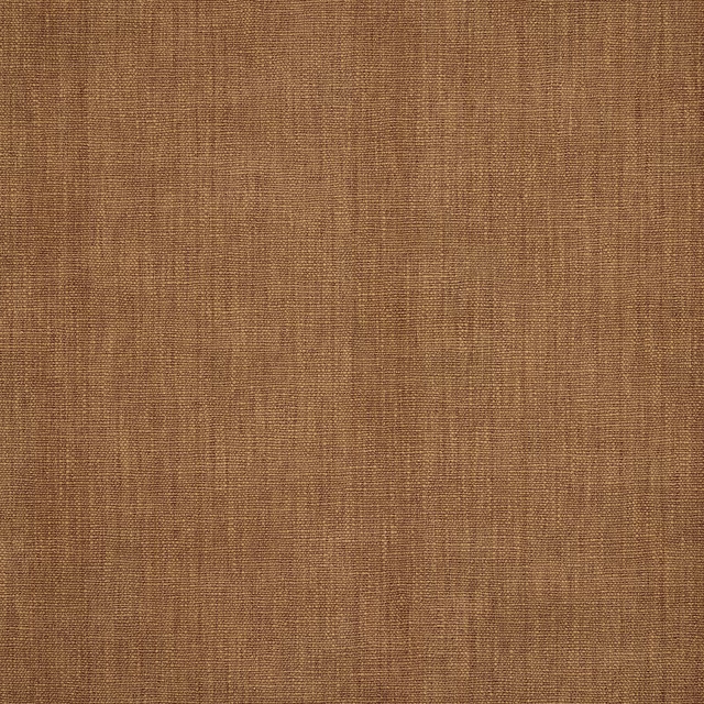 Warm tobacco-brown woven fabric swatch with fine tonal texture