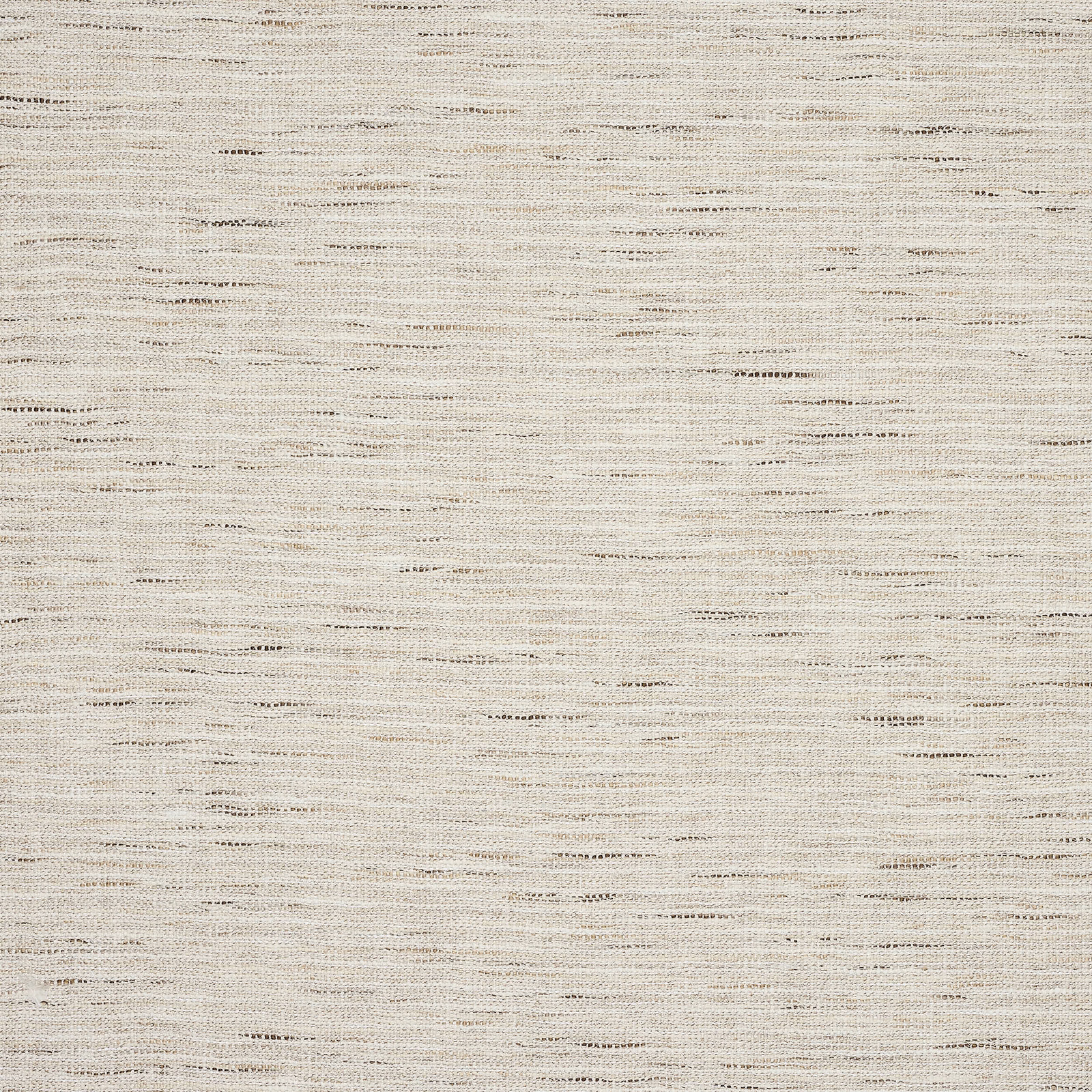 Soft ivory woven fabric with fine slubs and subtle horizontal flecking