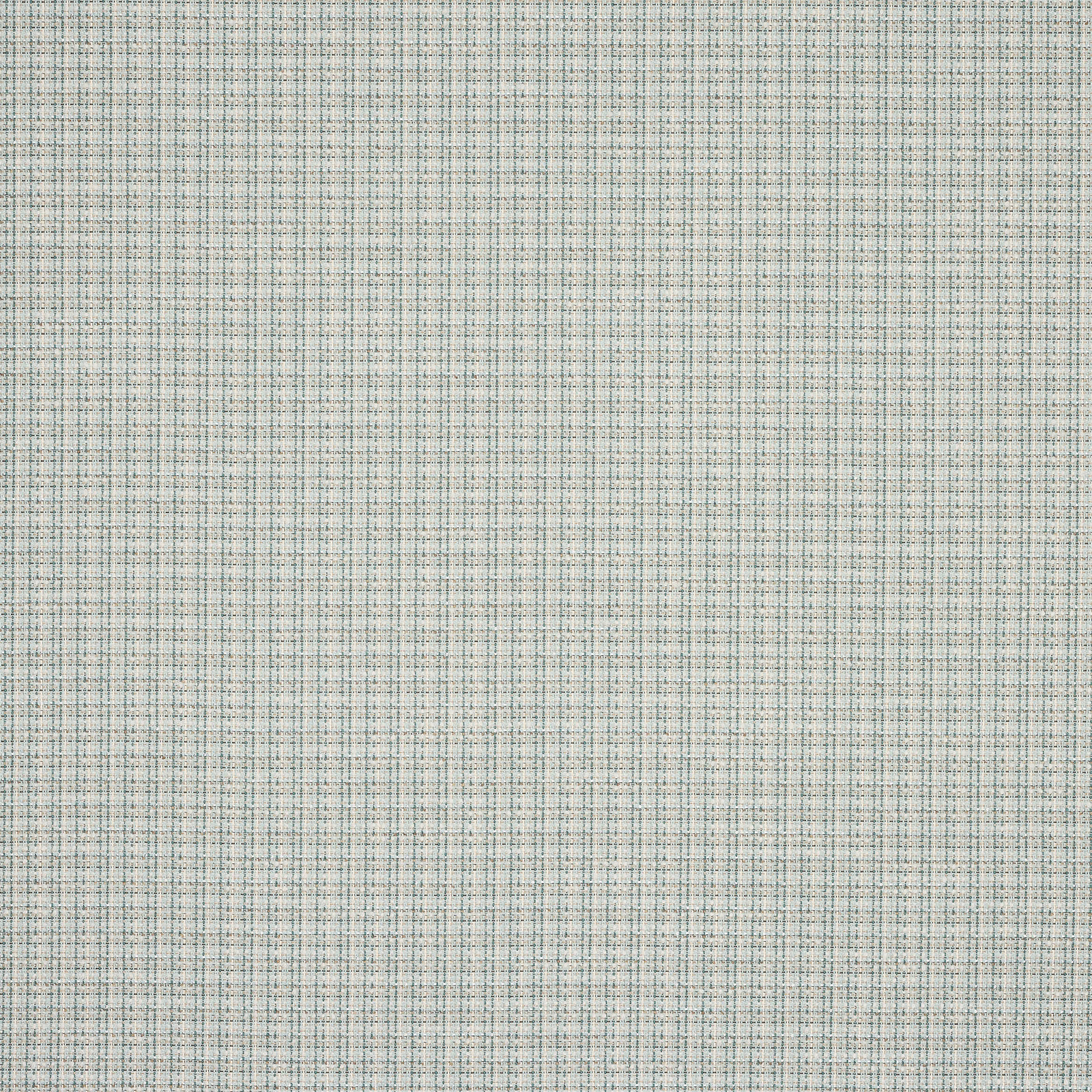 Pale aqua woven fabric with a fine small-scale grid texture