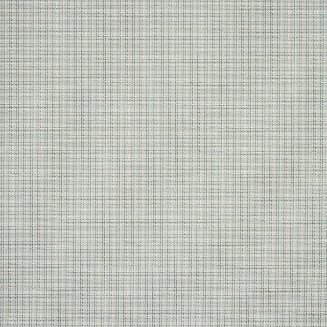 Pale aqua woven fabric with a fine small-scale grid texture