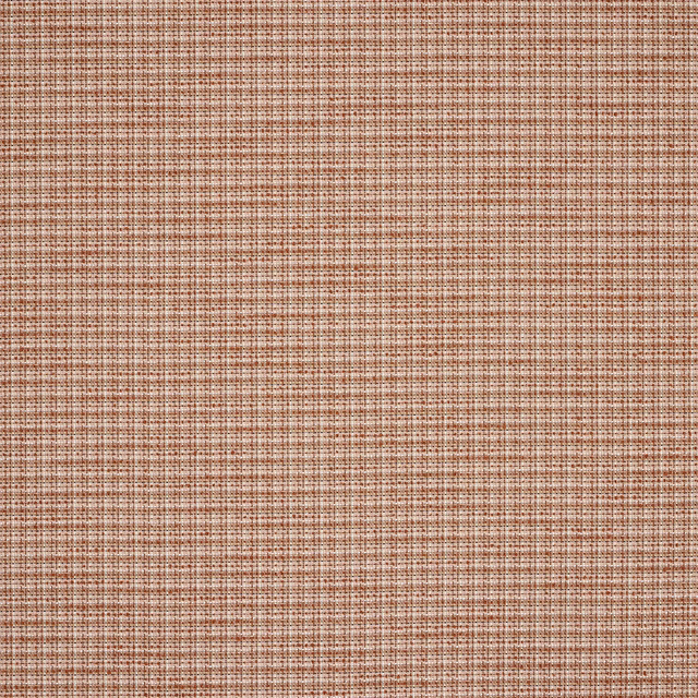 Mottled brick terracotta woven fabric with fine crosshatch texture