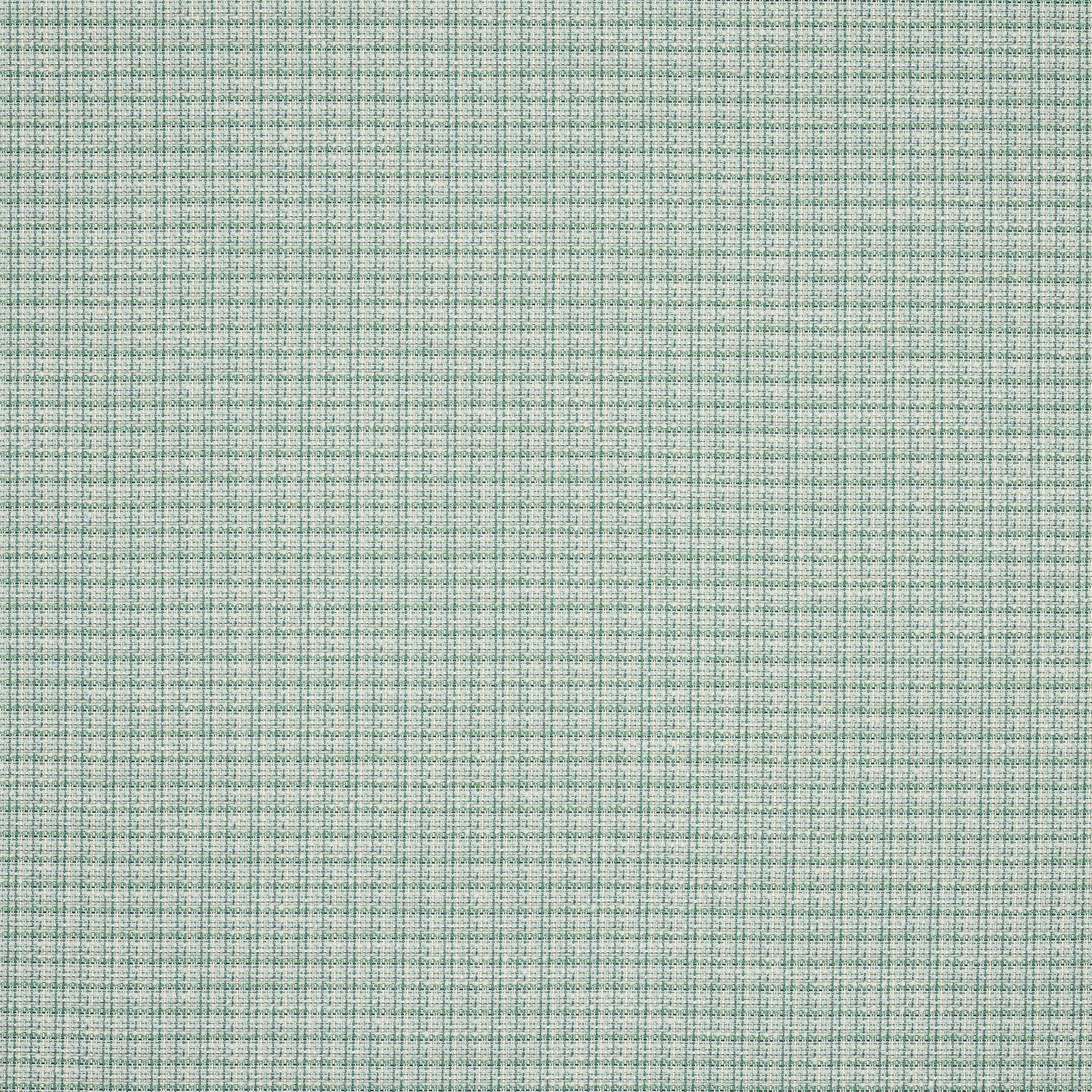Pale mint green small check woven fabric with fine textured grid