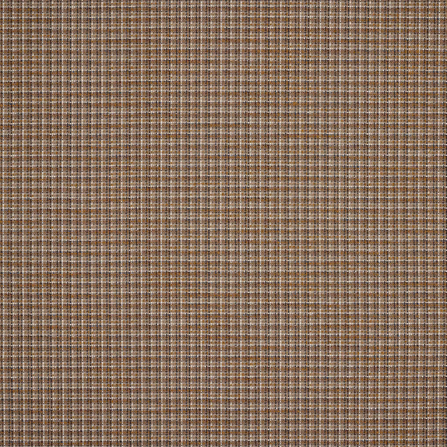 Close-up of warm moka brown textured weave with fine tan flecks