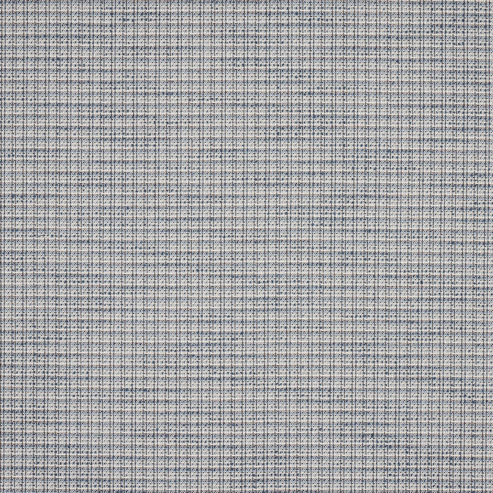 Close-up of a pale blue-grey small checked woven fabric with fine textured threads