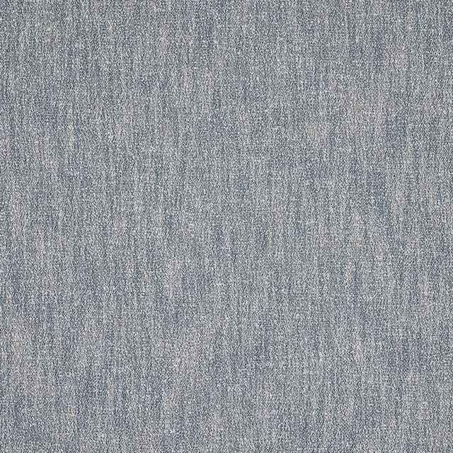 Soft heathered Prussian blue woven fabric with a fine textured surface
