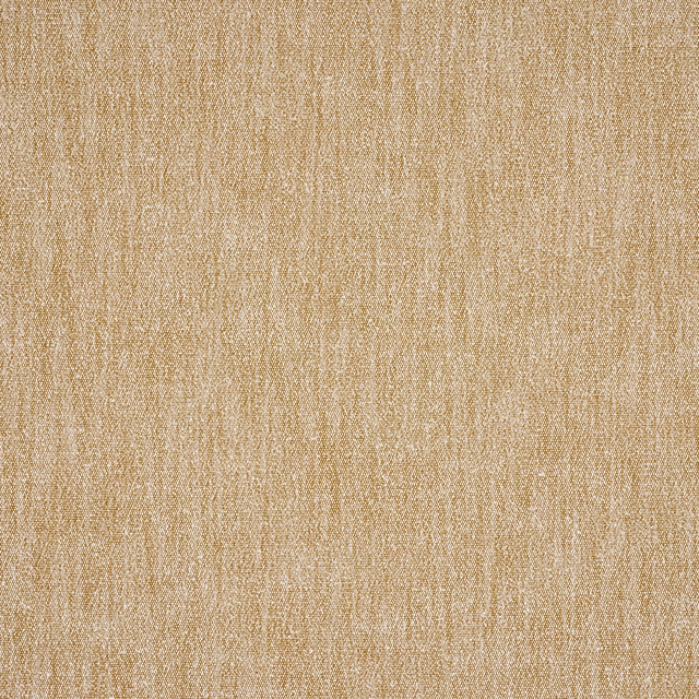 Soft curry-gold textured woven fabric with fine slub and subtle flecking