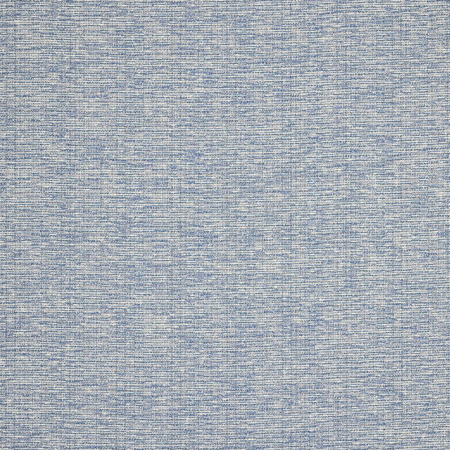Pale misty blue woven fabric swatch with fine speckled texture