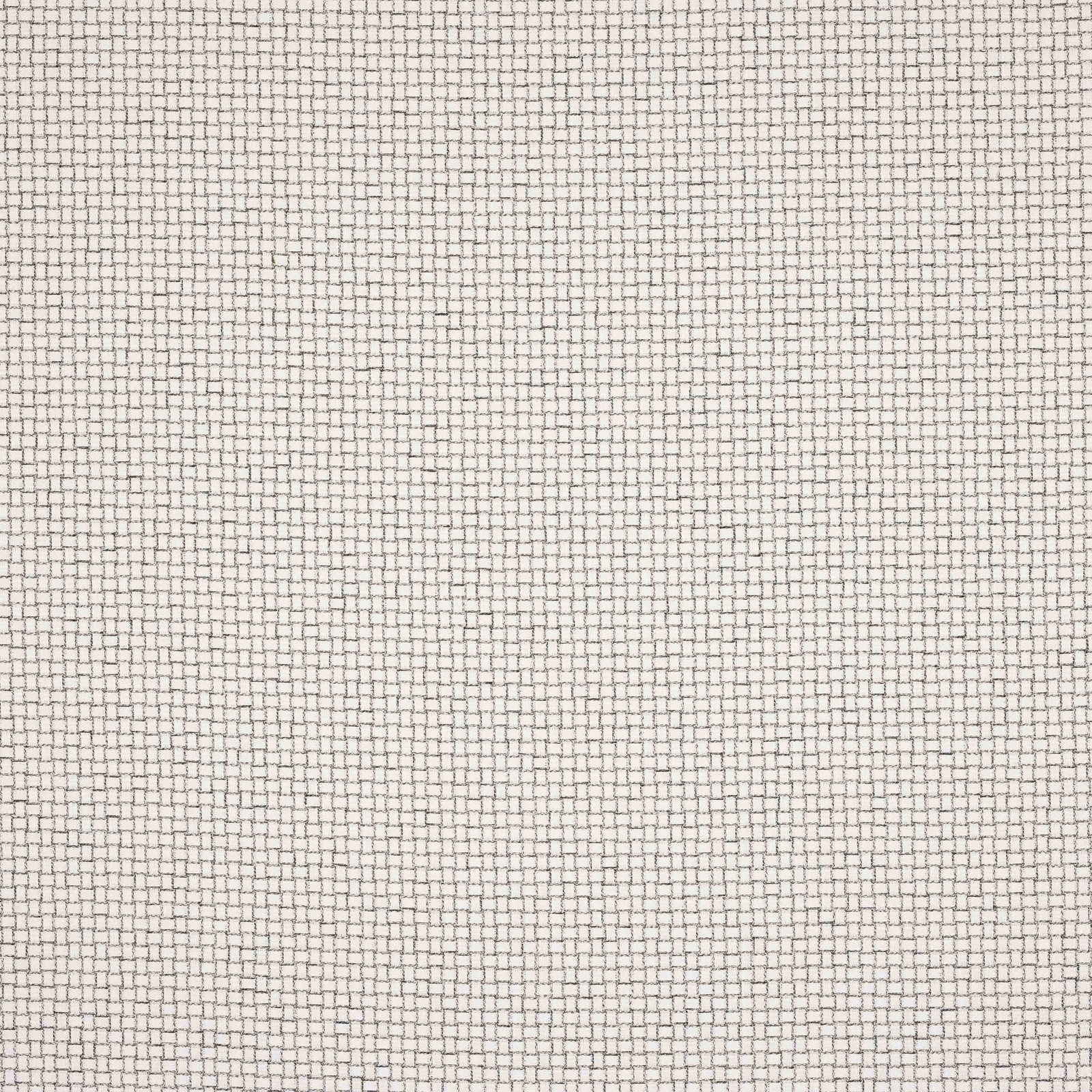 Close-up of pale ebony grey woven fabric with tiny grid pattern