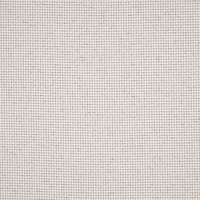 Close-up of pale ebony grey woven fabric with tiny grid pattern