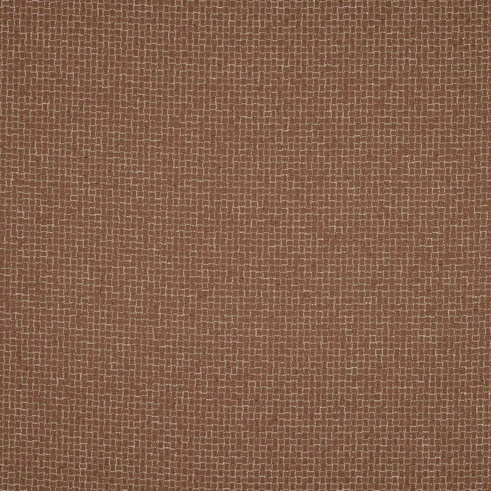 Warm tobacco-brown fabric with a fine woven grid texture