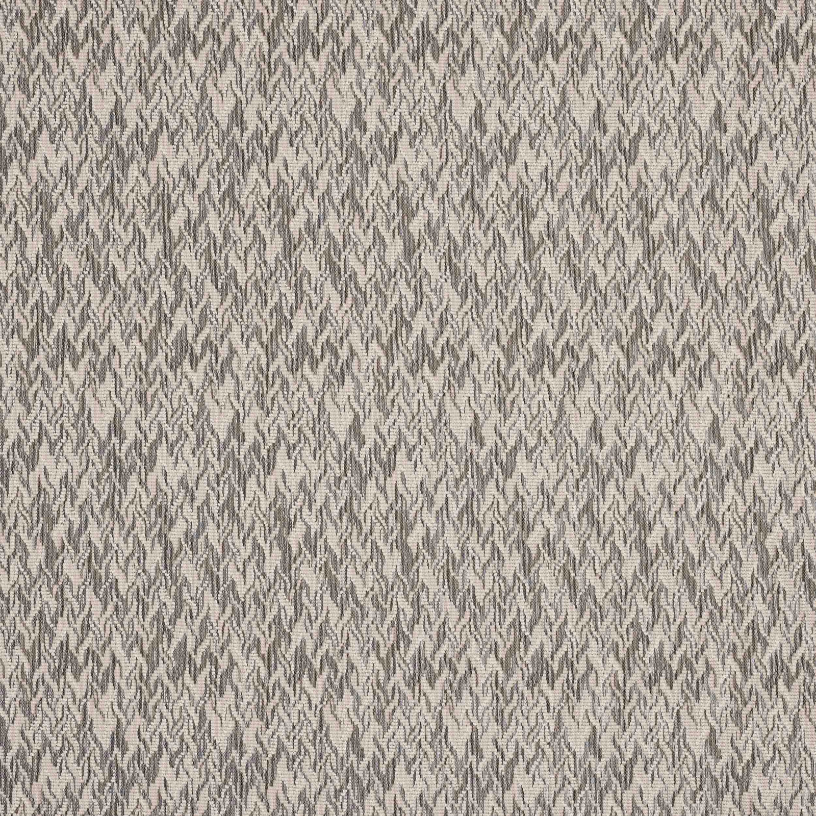 Small-scale taupe and grey woven pattern with textured zigzag detail