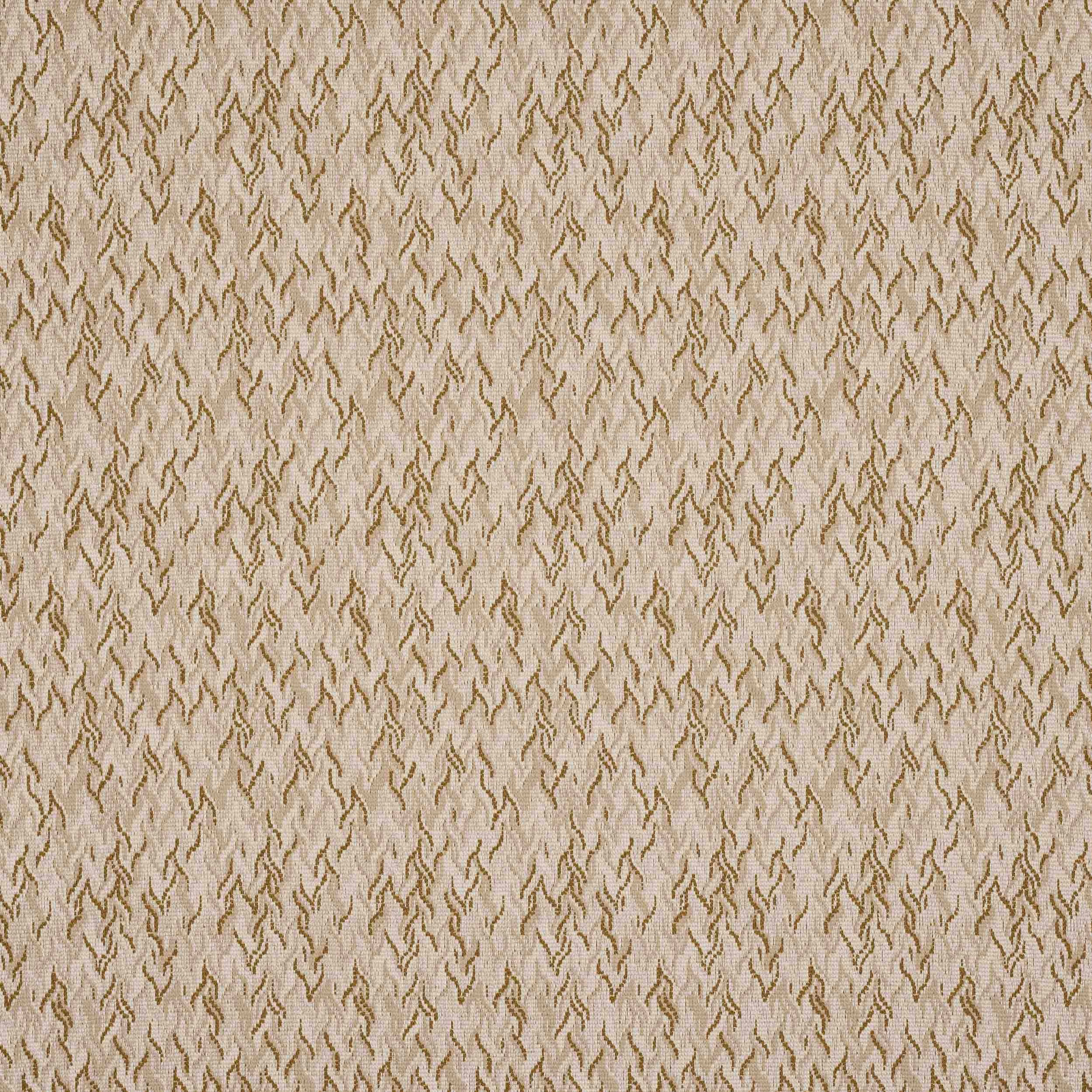 Cream-beige woven fabric with small mustard gold abstract motif