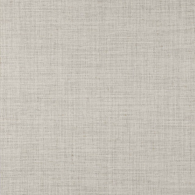Pale dove-grey wallpaper with a fine linen-look crosshatch texture